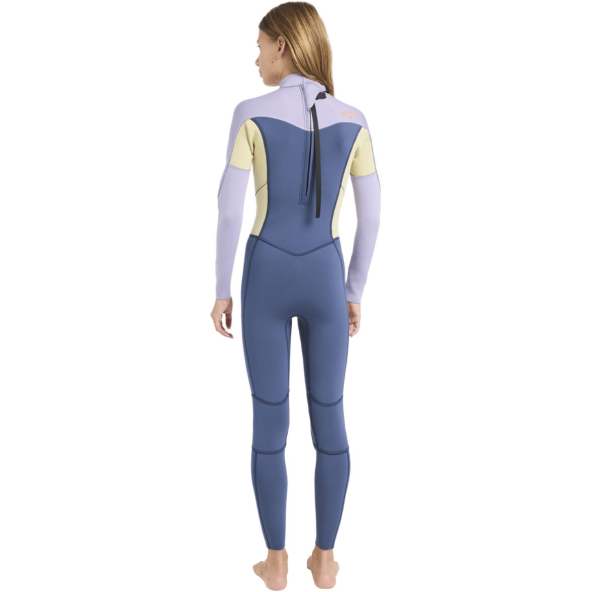 2026 Billabong Junior Synergy 3/2mm Back Zip Våddragt 24RW251602 - Stormy Blue
